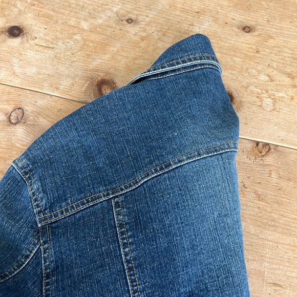 Chico’s long Denim Jacket Size 3. - Picture 7 of 7